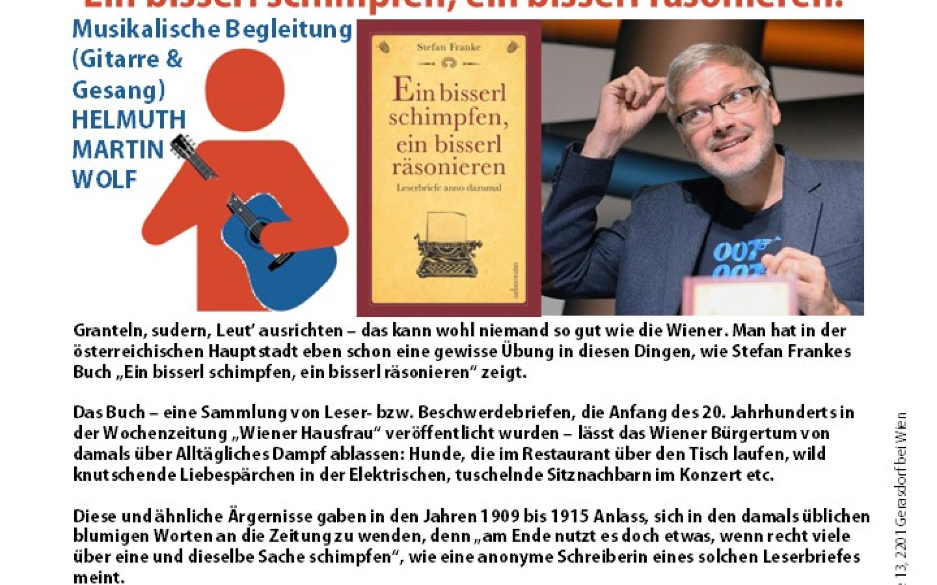 Lesung Stefan Franke