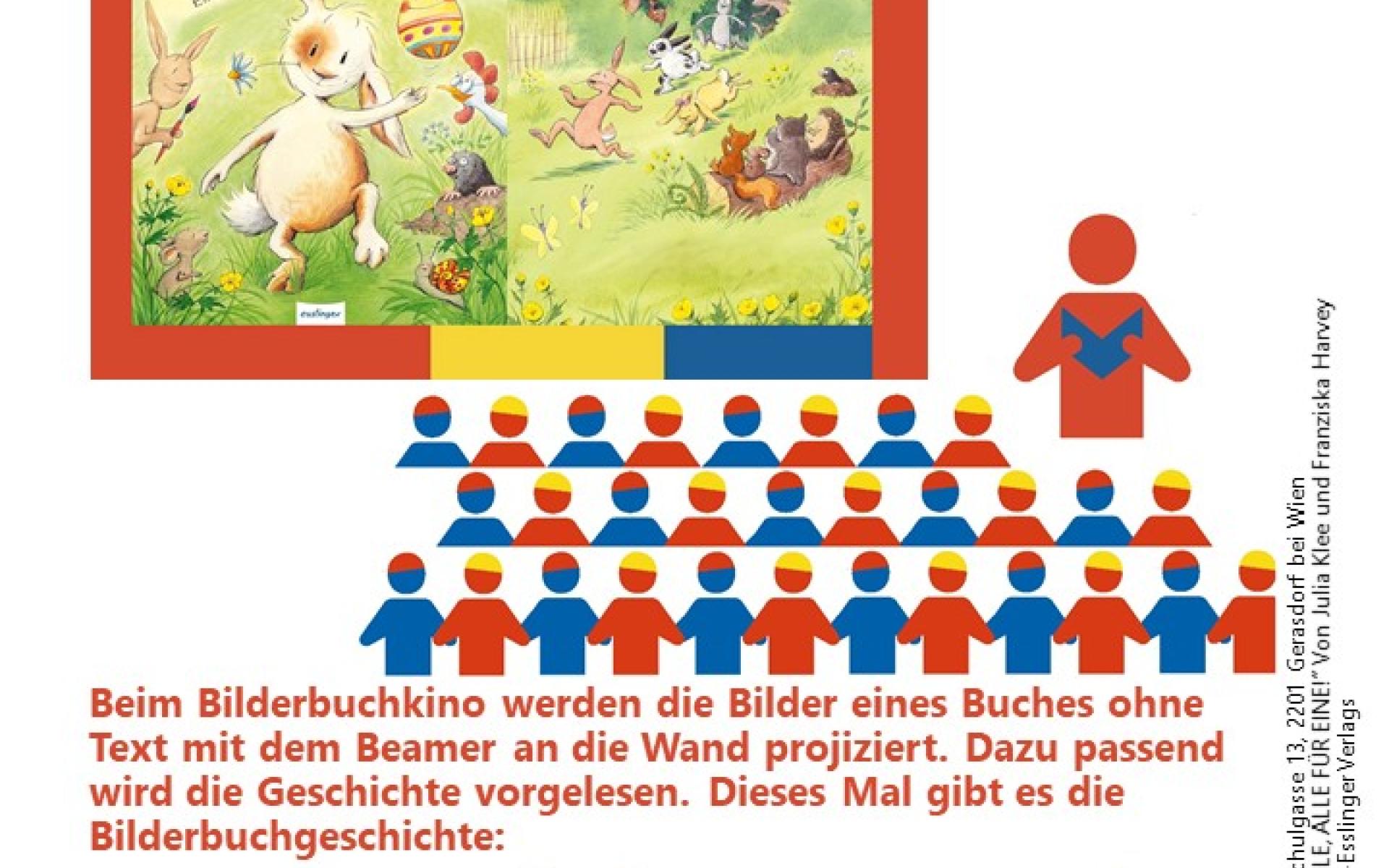 Plakat für Bilderbuchkino am 28.3.2026