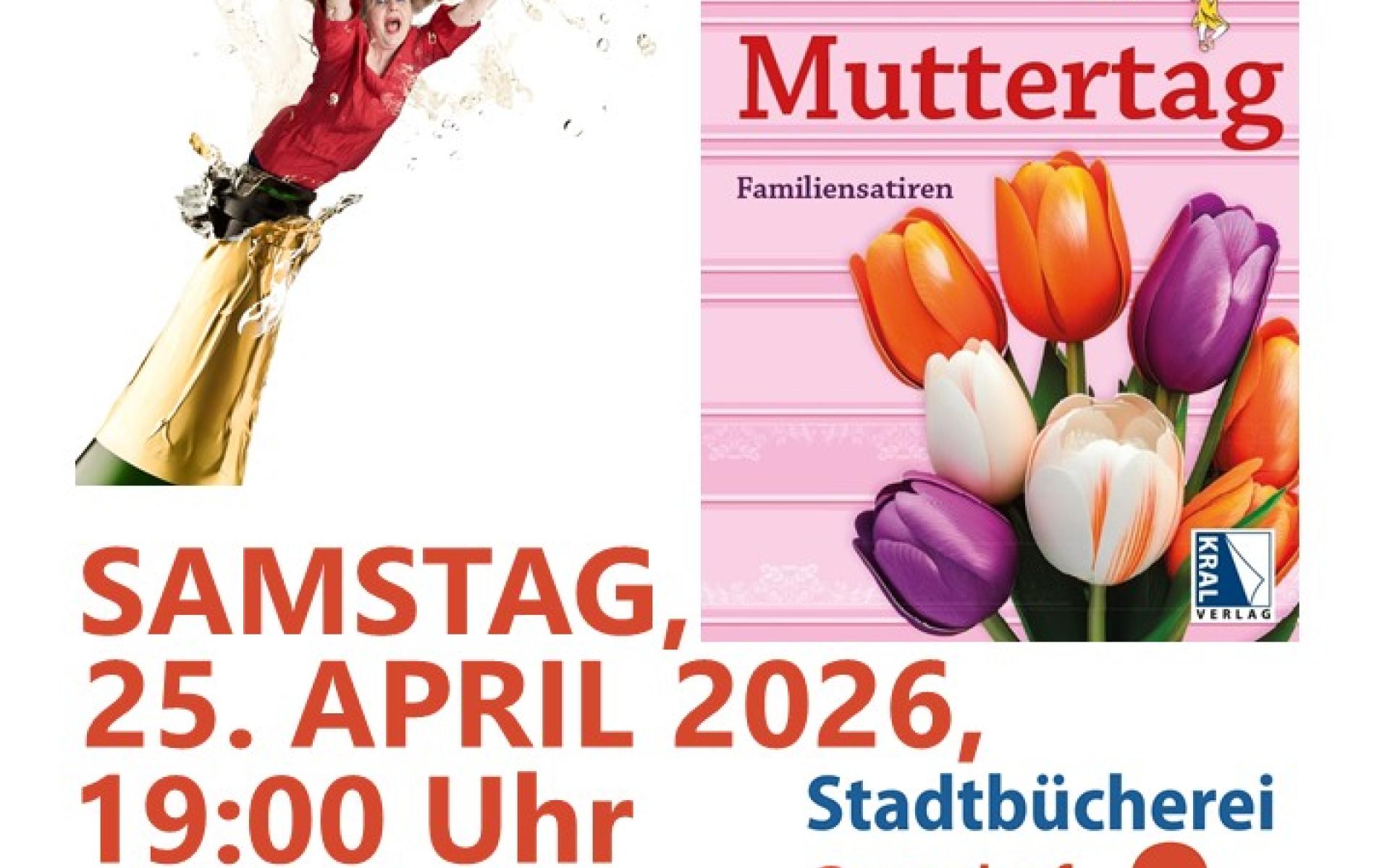 Plakat für Lesekabarett Katharina Grabner-Hayden